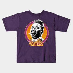 Muddy Waters /// Vintage Style Fan Art Design Kids T-Shirt